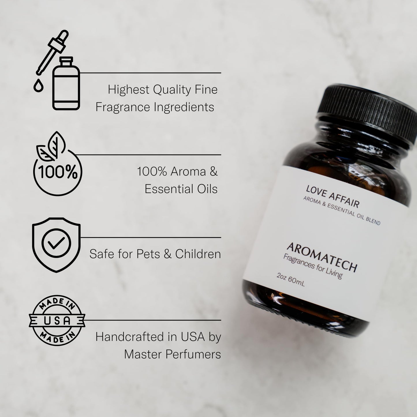 Love Affair Essential Oil Blend by AromaTech — Luxury Hotel Inspired (500 mL)