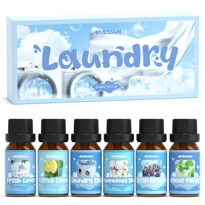 Laundry Collection Essential Oil Set | ARVIDSSON Natural Clean Fragrance