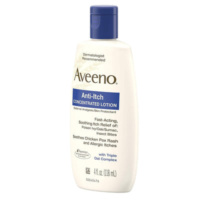 Aveeno Anti-Itch Concentrated Lotion with Triple Oat Complex – 4 oz