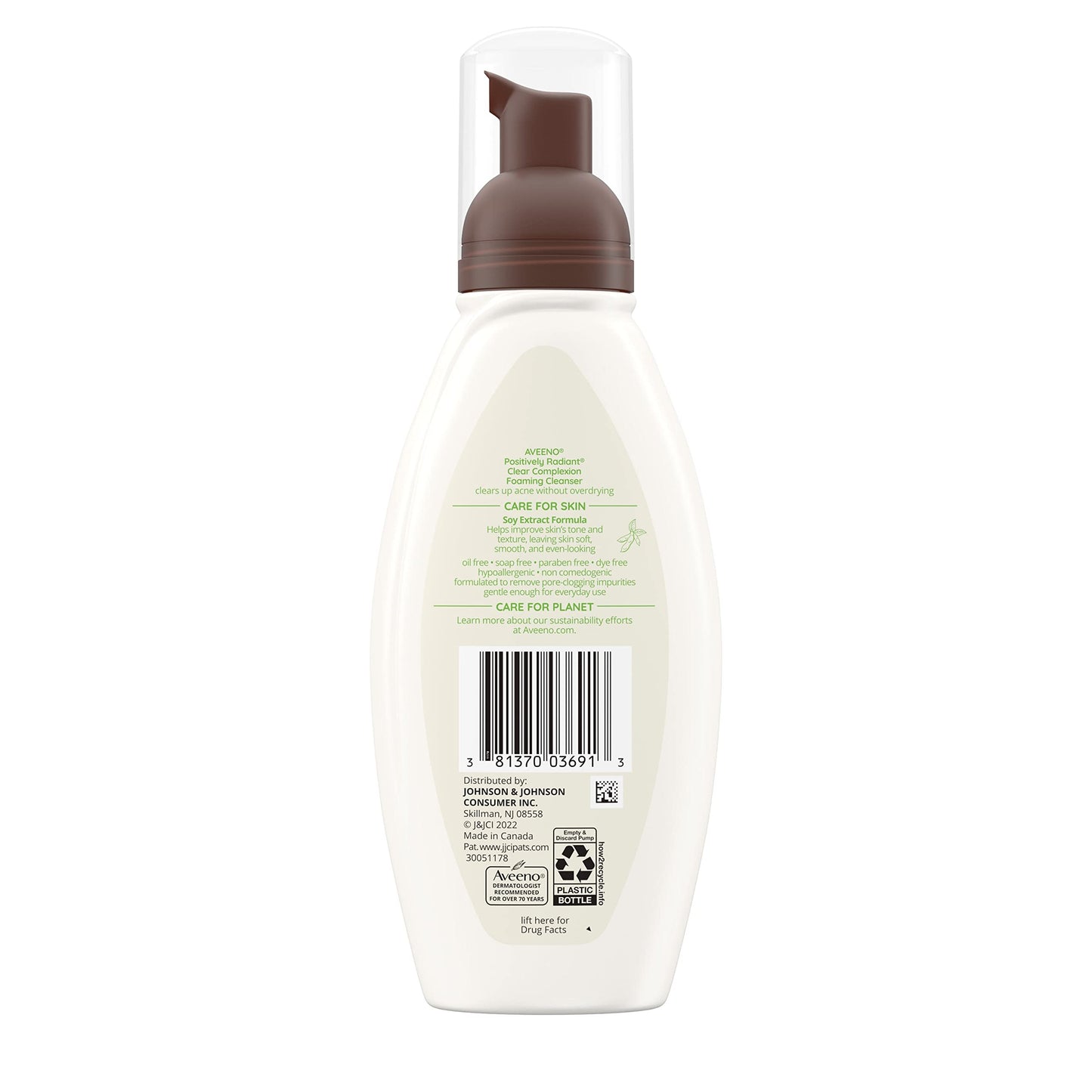 Aveeno Clear Complexion Foaming Cleanser with Salicylic Acid — 3-Pack, Oil-Free