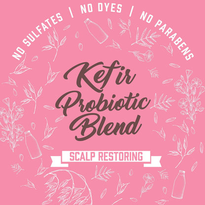 Aveeno Kefir Probiotic Blend Shampoo - Balanced Scalp & Moisturized Hair | 12 oz