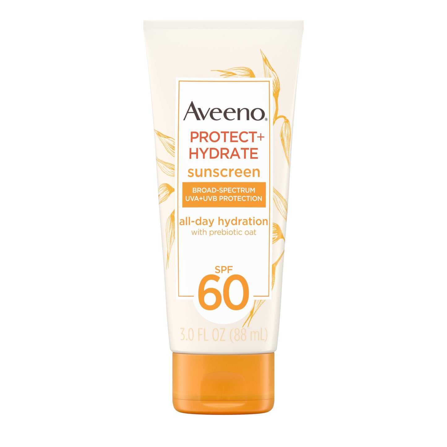 Aveeno Protect + Hydrate SPF 60 Body Sunscreen Lotion | Lightweight, Hydrating Protection