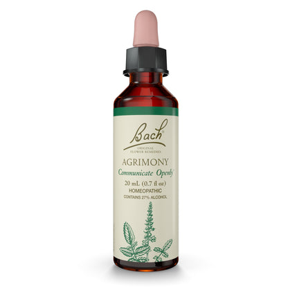 Bach Agrimony - Communicate Openly | Original Flower Remedies 20mL Dropper