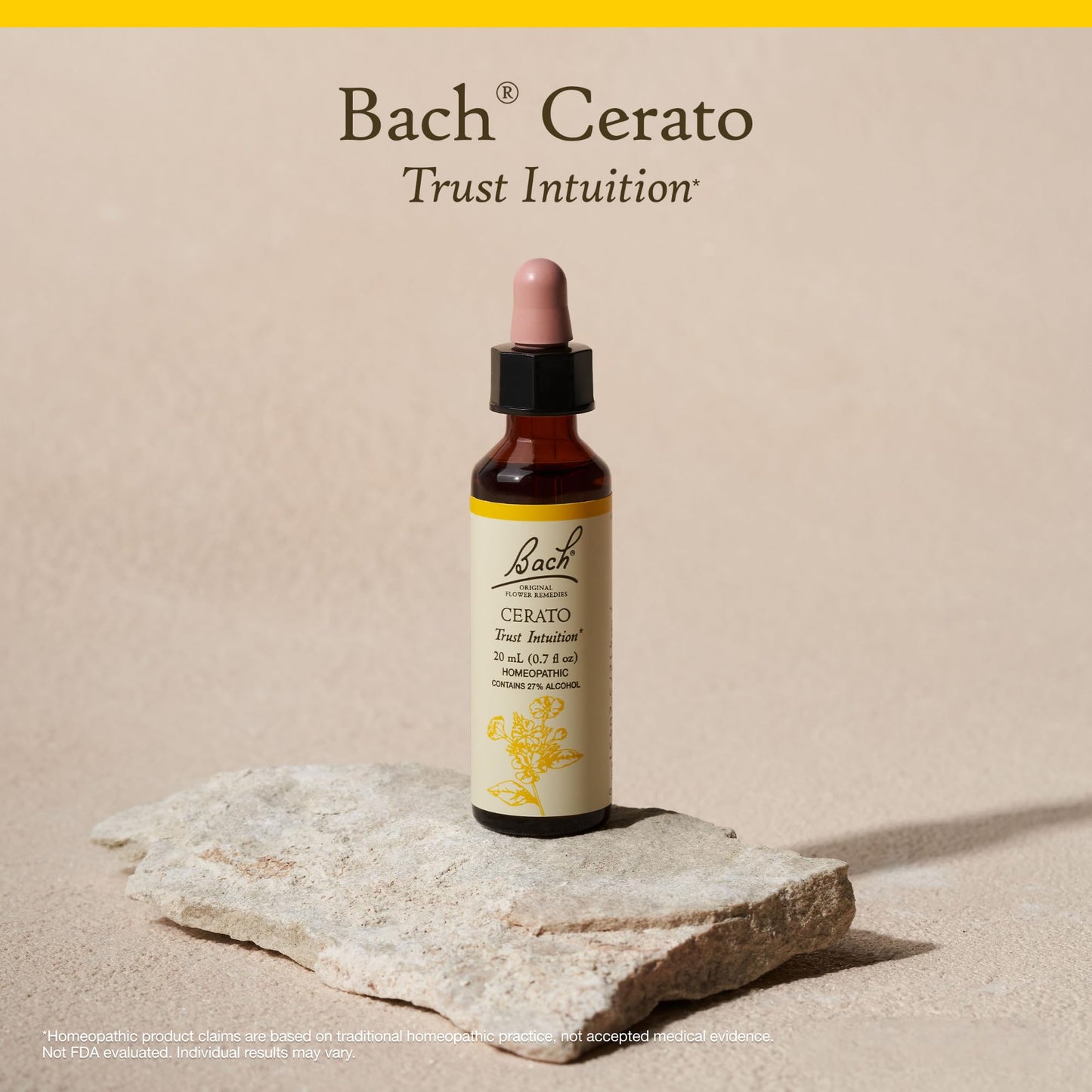Cerato Bach Original Flower Remedy – Trust Intuition (20 mL) – Vegan, Gluten Free, Sugar Free
