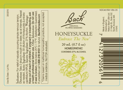 Bach Original Flower Remedies 2-Pack Let It Go: Honeysuckle & Pine (Vegan, 20mL Dropper x2)