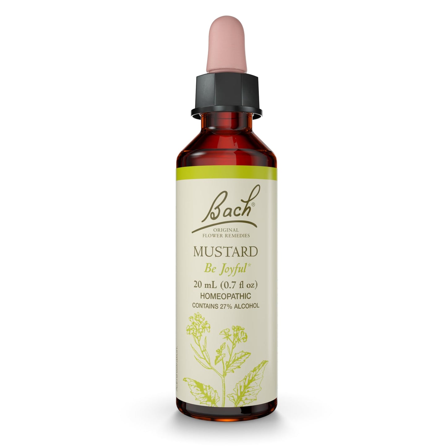 Bach Original Flower Remedies Mustard – Be Joyful | 20mL Dropper