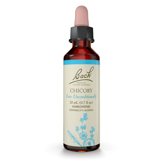 Bach Original Flower Remedies Chicory – Love Unconditionally (20mL) – Vegan & Gluten Free