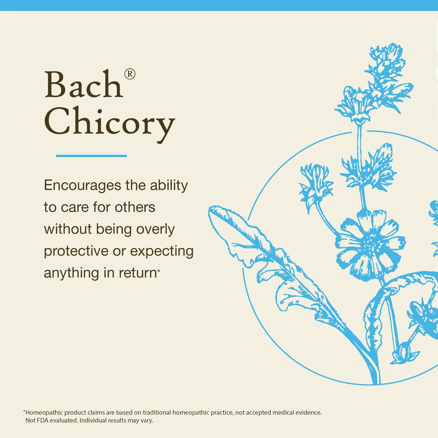 Bach Original Flower Remedies Chicory – Love Unconditionally (20mL) – Vegan & Gluten Free