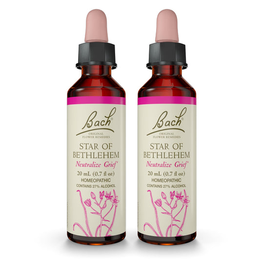 Star of Bethlehem Bach Original Flower Remedies – 20mL Dropper (Pack of 2) – Emotional Balance