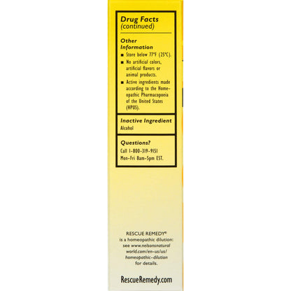 Bach RESCUE REMEDY Spray 20mL – Natural Stress Relief (Vegan, Gluten-Free)