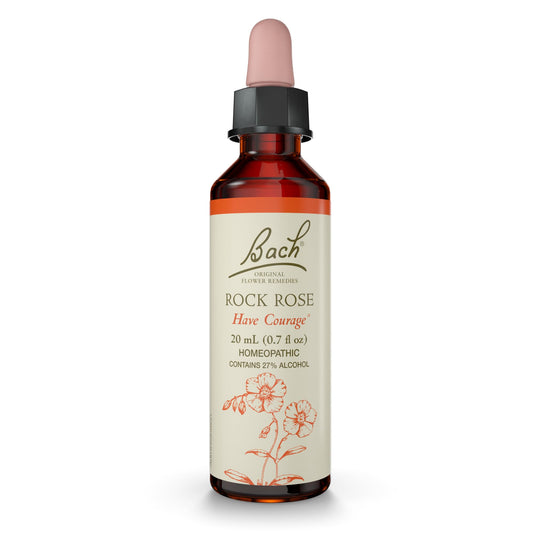 Bach Original Flower Remedies: Rock Rose – Have Courage | 20mL Dropper