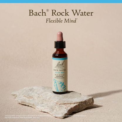 Bach Rock Water Flower Remedy – Flexible Mind, Emotional Balance | 20mL