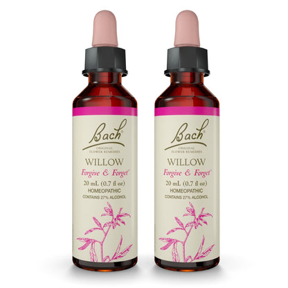 Bach Willow Original Flower Remedies 20mL Dropper – Pack of 2 | Emotional Balance