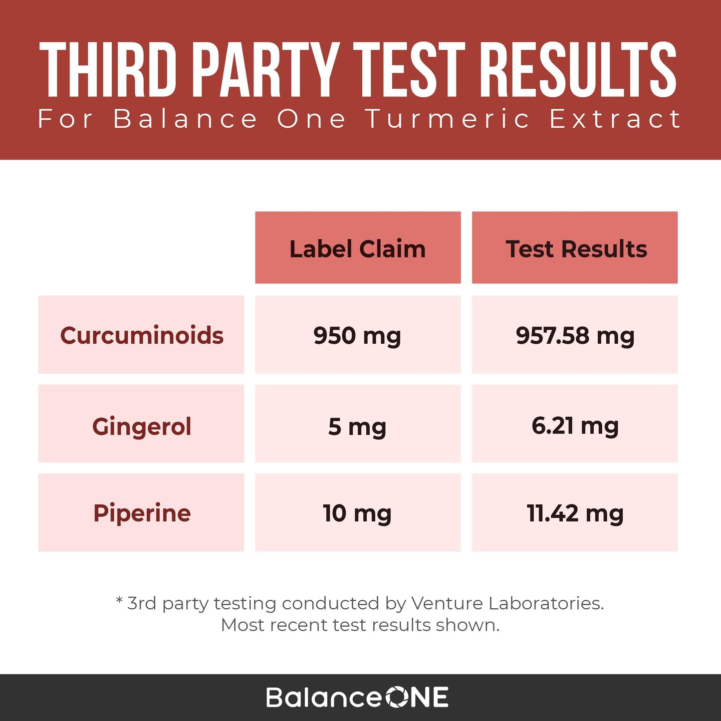 Balance ONE Turmeric 1000mg with 95% Curcuminoids – Joint Support & Antioxidant