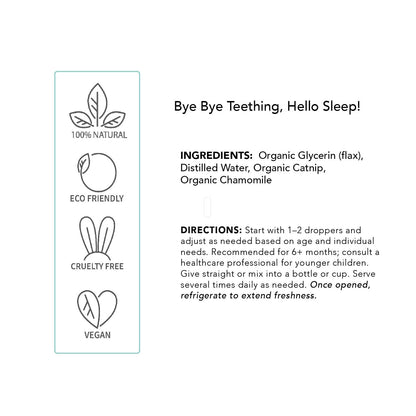 Balm Baby Teething & Calming Tincture – Natural, Organic, Vegan (2-Pack)