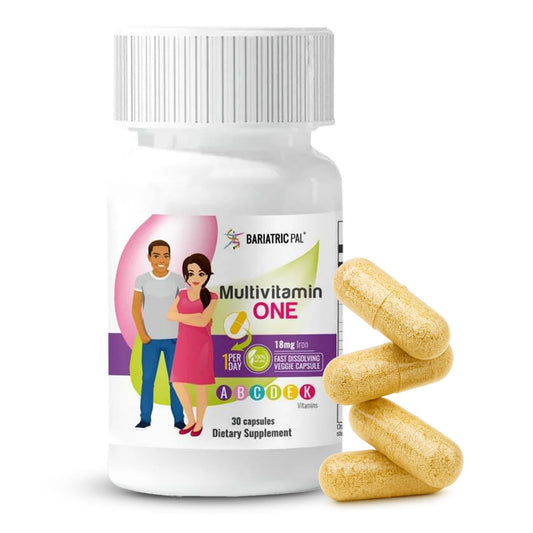 BariatricPal Multivitamin ONE 1 Per Day – Bariatric Multivitamin with Iron (30 Count)