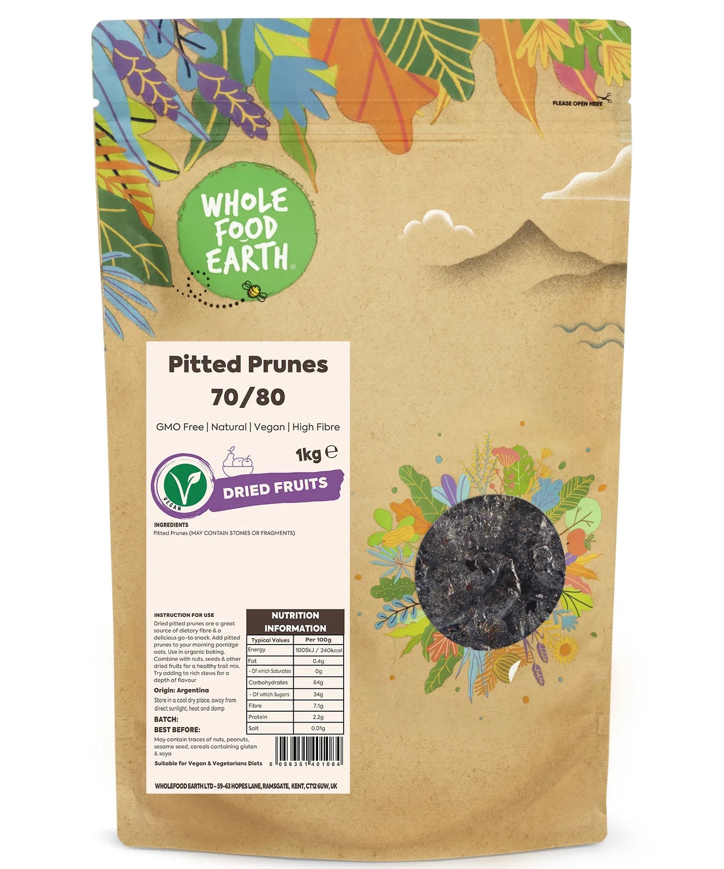 Pitted Prunes Medium Size