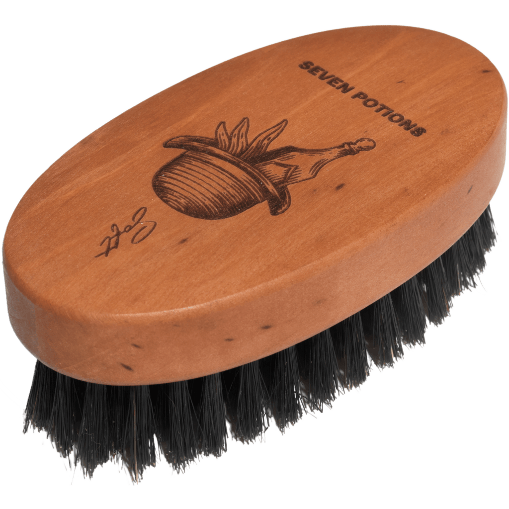 Beard Brush - Oval Shaped Pear Wood With Natural Bristles - HealVia LimitedHealVia LimitedBeard Brush - Oval Shaped Pear Wood With Natural Bristles