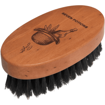 Beard Brush - Oval Shaped Pear Wood With Natural Bristles - HealVia LimitedHealVia LimitedBeard Brush - Oval Shaped Pear Wood With Natural Bristles