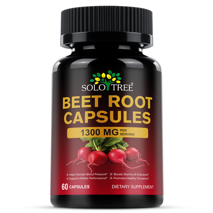 Beet Root Capsules | Beet Root Powder Supplement (60 Capsules) – Non-GMO & Gluten Free