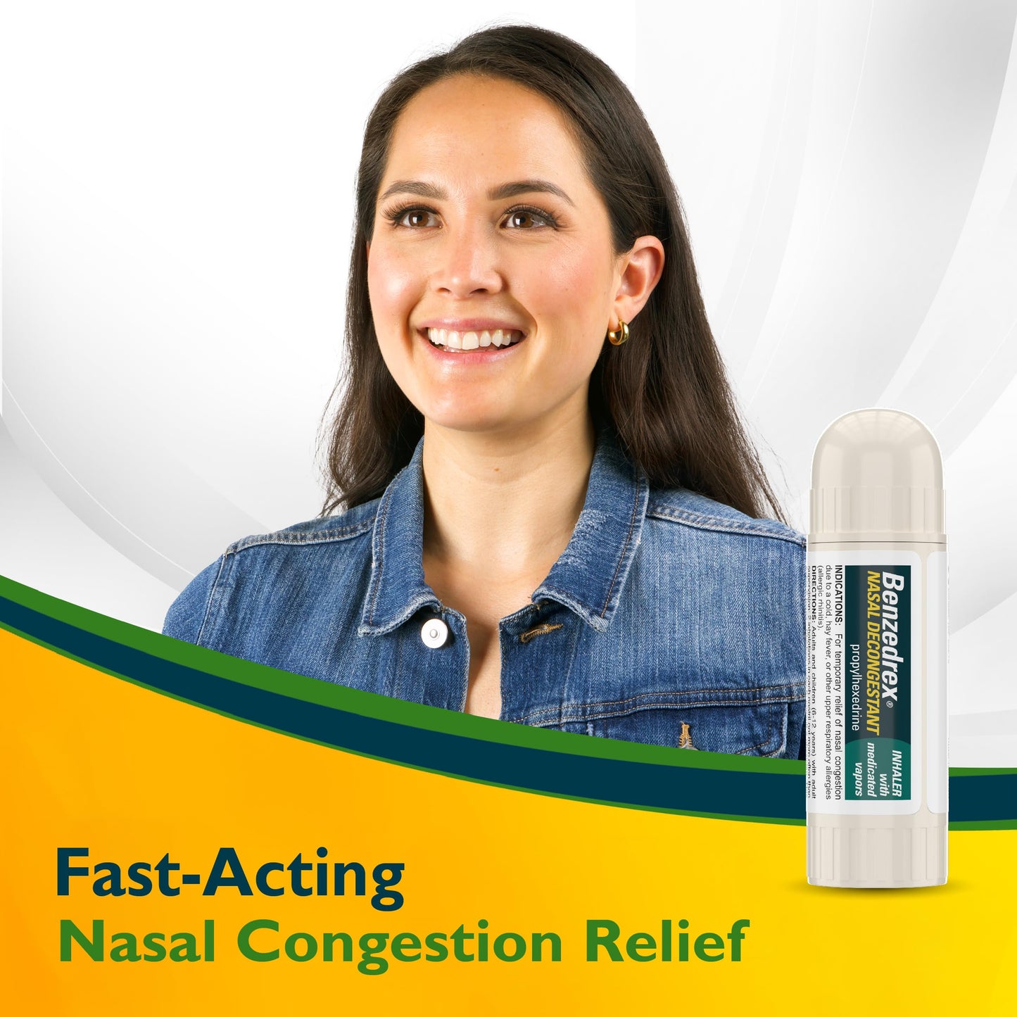 Benzedrex Inhaler Propylhexedrine Nasal Decongestant – 1 Count (Pack of 6)