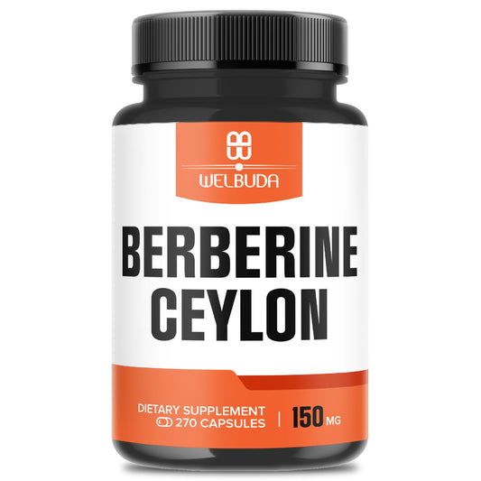 Berberine Supplement with Ceylon Cinnamon – Circulatory Health & Wellness (270 Capsules)