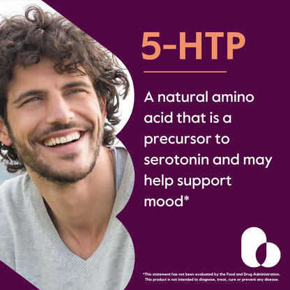BESTVITE 5-HTP 400mg Capsule (60 Vegetarian Capsules) – Vegan, Non-GMO, Gluten Free