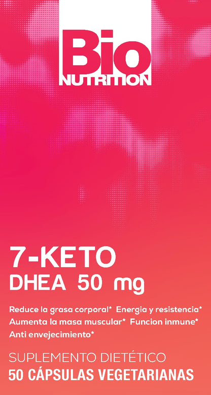 Bio Nutrition 7-Keto 50 Vegetarian Capsules | DHEA 50mg