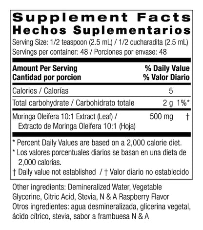 Bio Nutrition Moringa Liquid Supplement 4 fl oz | Antioxidants, Quercetin & Immune Support