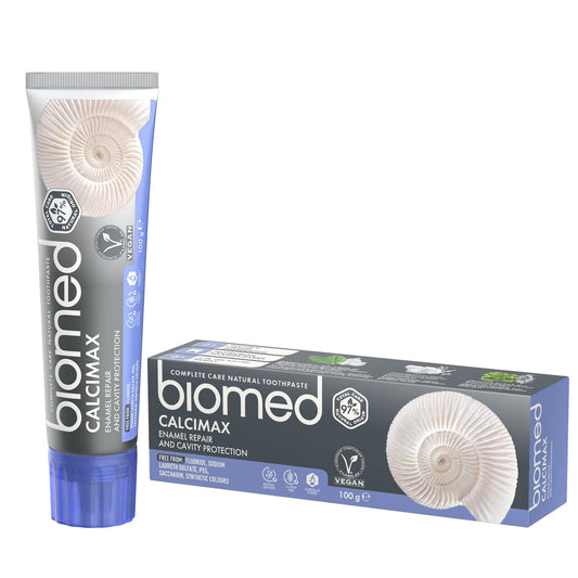 Biomed Calcimax - Natural Toothpaste | No SLS & No Fluoride | Strengthening (1 Pack)