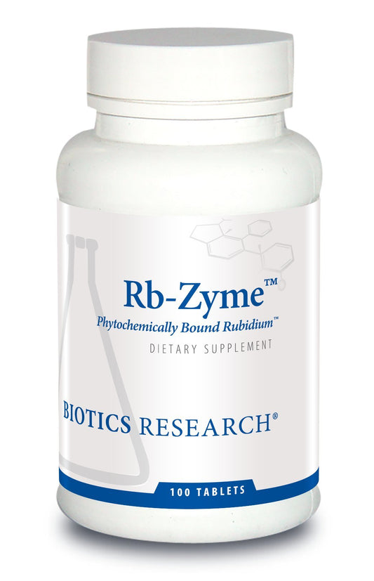 Biotics Research Rb Zyme: Rubidium Whole Food Mineral for Glandular Health - 100 Tablets