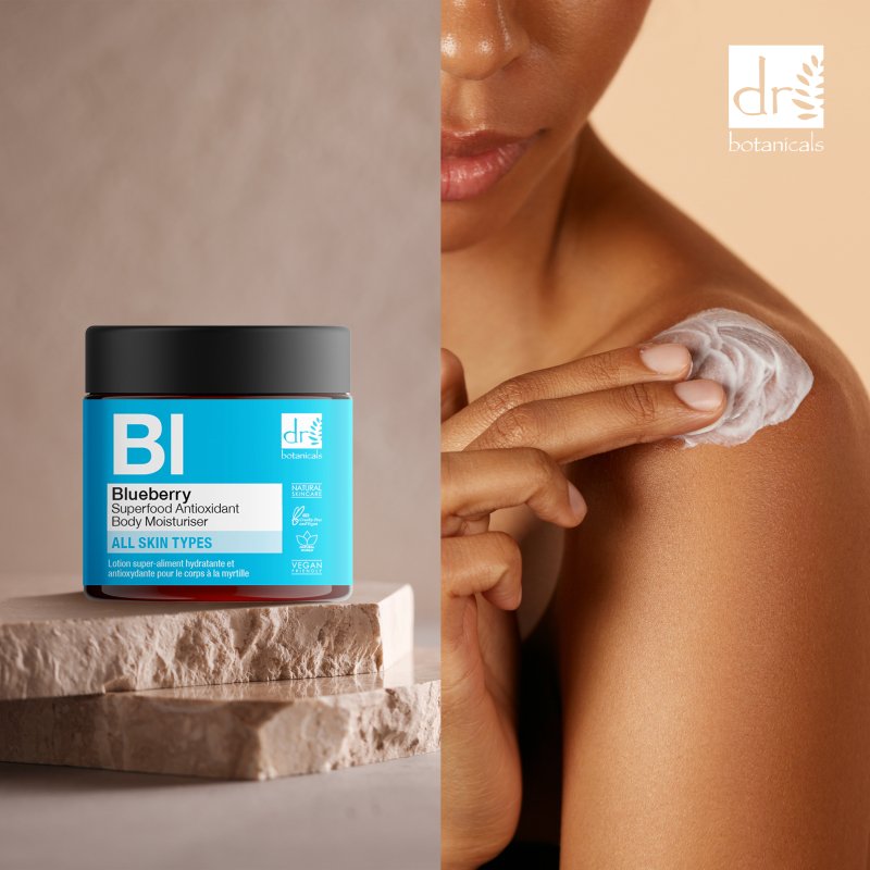 مرطب للجسم بمضادات الأكسدة وخلاصة التوت الأزرق 60 مل