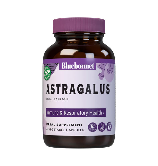 BlueBonnet Astragalus Root Extract Supplement 60 Count – Immune Support, Vegan Capsules