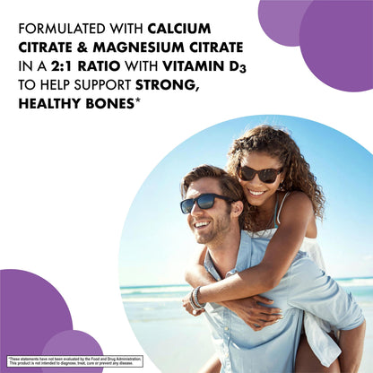 Bluebonnet Liquid Calcium Magnesium Citrate Plus Vitamin D3 – 16 oz, Blueberry