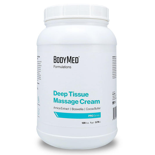 BodyMed Formulations Deep Tissue Massage Cream – Fragrance-Free, All-Natural, Leaping Bunny Certified, 1 gal