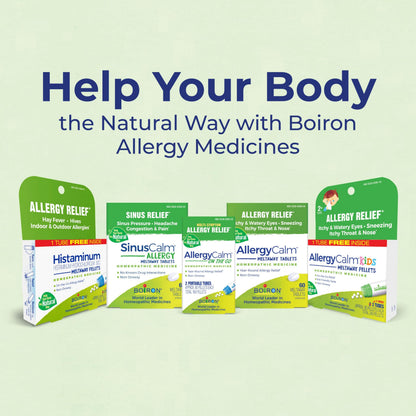 Boiron AllergyCalm Tablets — Targeted Relief for Allergy & Hay Fever (120 Count)