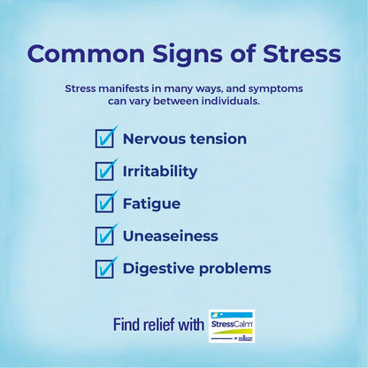 Boiron StressCalm Tabs — 100 Count | Non-Drowsy Stress Relief & Meltaway Tablets