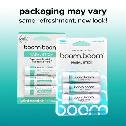 BoomBoom Nasal Stick | Vapor Flow Technology, Cool Refresh, Wintermint