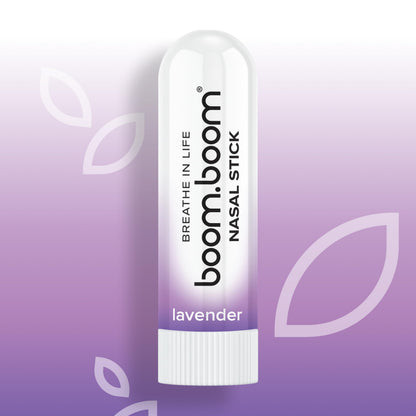 BoomBoom Nasal Stick | Vapor Flow Technology, Lavender Inhaler with Menthol & Essential Oils