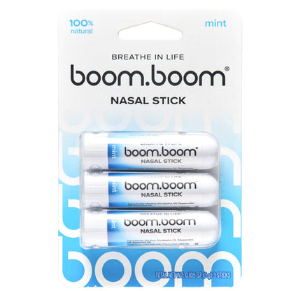 BoomBoom Nasal Stick | Vapor Flow Technology, Mint Inhaler, Quick Refresh