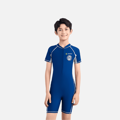 Boy's UPF 50+ One Piece Swimsuit