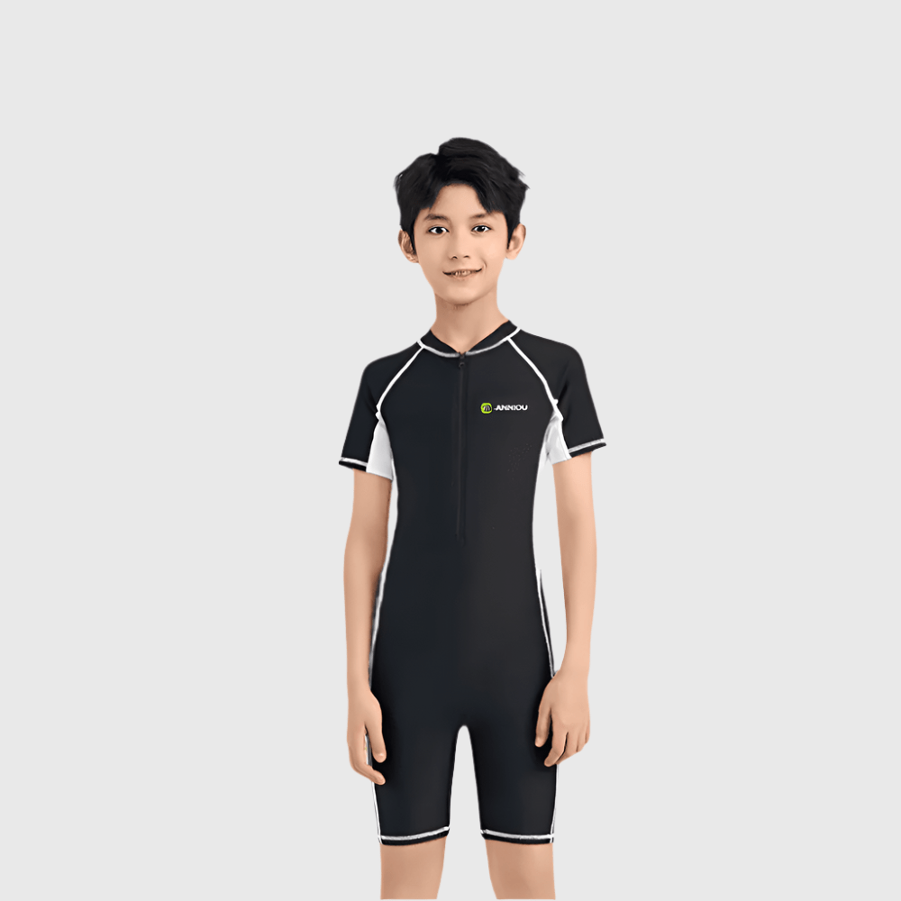 Boy's UPF 50+ One Piece Swimsuit