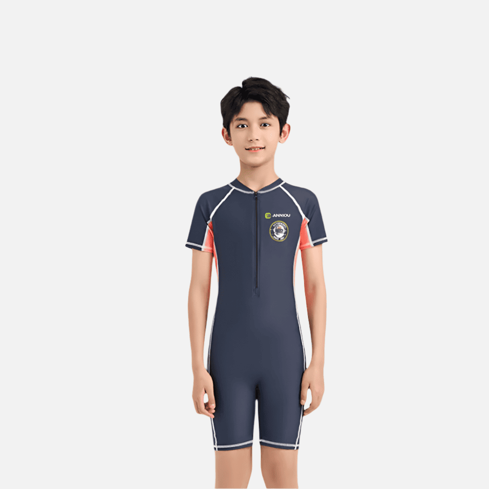 Boy's UPF 50+ One Piece Swimsuit