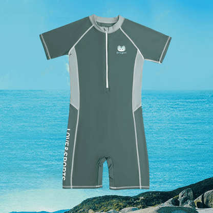 Boys' UPF 50+ Rash Guard Swimsuit