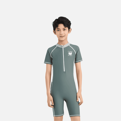 Boys' UPF 50+ Rash Guard Swimsuit