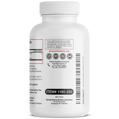 Bronson Beet Root Extra Strength – Non-GMO, 250 Vegetarian Tablets