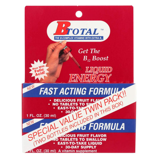 Sublingual B-Total Twin Pack - 2 fl oz | Vitamin B12 & B-Complex