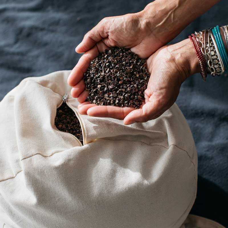 وسادة طبيعية للتأمل واليوغا