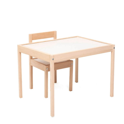 baby toys Montessori Wooden Table & Chair Set