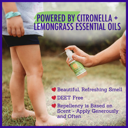 California Baby Natural Bug Spray – DEET-Free Mosquito Repellent for Babies & Kids (Citronella)